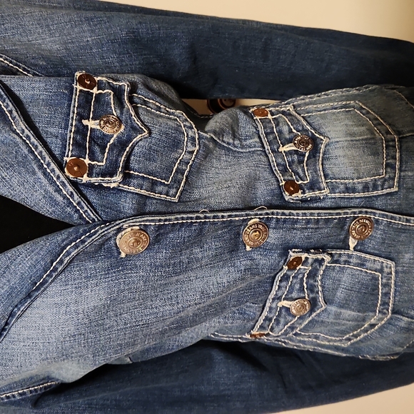 TRUE RELIGION DENIM JACKET SIZE L - Picture 5 of 5